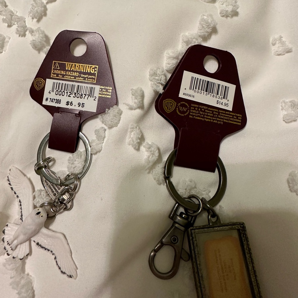 Set of 2 Harry Potter Keychains from Universal Studios Florida Wizarding World - Picture 5 of 5